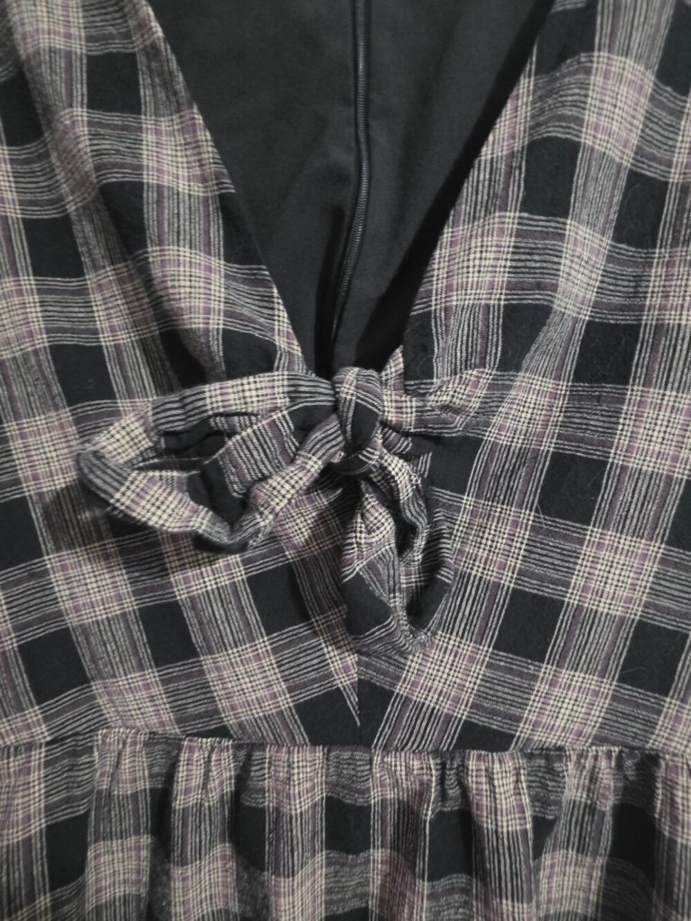 Disturbia Babydoll Plaid Dress - Picture 3 of 5